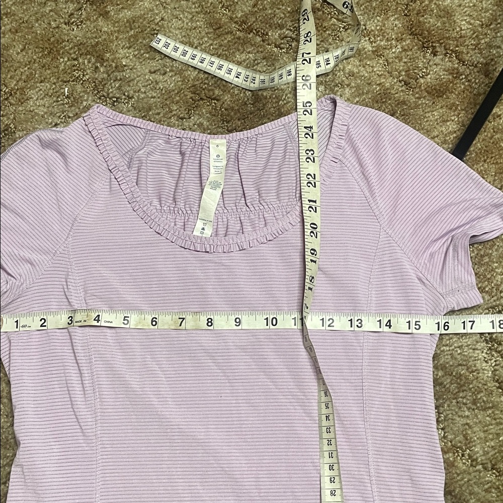 Lululemon Run: Wild Short Sleeve Tech Size 6‎ - Picture 5 of 5
